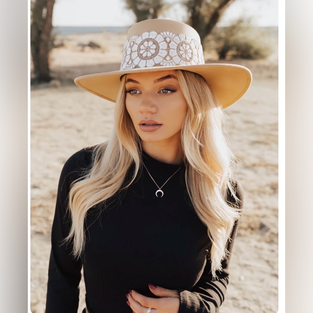 Hats N Roses Eva Boater Hat
